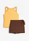 Marrone + giallo scuro