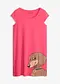 Fucsia scuro con stampa