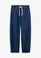 Blu scuro denim non lavato / cognac