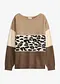 Marrone / marroncino / crema leopardato