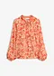 Crema / corallo paisley