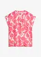 Rosa shocking/ciclamino/pesca chiaro/bianco panna paisley