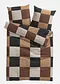 Marrone / beige / nero