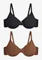 Nero + marrone chiaro