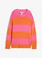 fucsia/arancione a righe