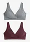 Bordeaux + grigio melange