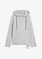 Grigio chiaro melange/bianco/azzurro a righe