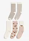 Bianco panna + beige fantasia