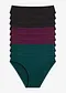 Verde scuro + nero + viola scuro