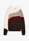 Bianco panna / sabbia melange / bordeaux melange / marrone scuro melange