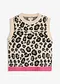 Beige ghiaia / nero / fucsia neon / marrone leopardato