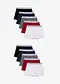 Nero / grigio / rosso / bianco / blu