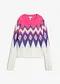 Bianco panna / fucsia neon