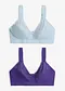 Viola + blu tenue