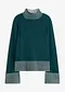 Verde petrolio scuro / beige