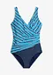 Blu scuro a righe