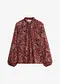 Nero / rosso paisley