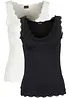 Top in misto viscosa (pacco da 2), bonprix