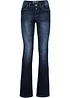 Jeans bootcut elasticizzati, vita media, bonprix