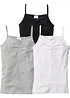 Top con cotone biologico (pacco da 3), bonprix