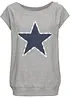 T-shirt con stella, bonprix