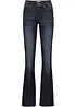 Jeans bootcut in stretch confortevole, vita media, bonprix