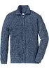 Cardigan a coste in filato grosso con cotone, bonprix