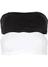 Reggiseno a fascia (coppe A e B) con cotone biologico (pacco da 2), bonprix