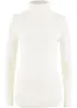 Maglione basic a collo alto in filato fine, bonprix