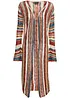 Maxi cardigan a righe, bonprix