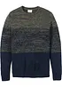 Maglione dalla linea comfort in filato fine misto cotone, bonprix