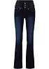 Jeans bootcut modellanti, vita alta, bonprix