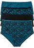Culotte a vita alta (pacco da 4) con cotone biologico, bonprix