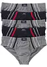 Slip alto con morbido cotone (pacco da 5), bonprix