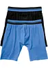 Boxer aderenti lunghi con cotone (pacco da 2), bonprix