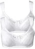 Reggiseno senza ferretto  con cotone biologico (pacco da 2), bonprix