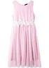 Abito midi con inserto in pizzo, bonprix