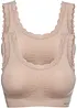 Reggiseno Feel Comfort a bustier senza cuciture  (pacco da 2), bonprix