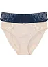 Slip con pizzo delicato (pacco da 2), bonprix