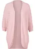 Cardigan lungo con motivo traforato, bonprix