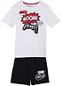 T-shirt e pantaloncini in jersey di puro cotone biologico (set 2 pezzi), bonprix