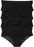 Panty con pizzo (pacco da 4), bonprix