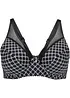 Reggiseno minimizer con mesh, bonprix