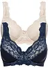 Reggiseno minimizer con spalline imbottite (pacco da 2), bonprix