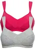 Reggiseno senza ferretto con cotone biologico (pacco da 2), bonprix