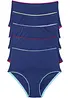 Slip a vita alta (pacco da 5), bonprix