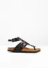 Sandali infradito in pelle, bonprix