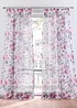 Tenda trasparente a fiori con poliestere riciclato (pacco da 1), bonprix
