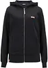 Felpa con zip e cappuccio in puro cotone, bonprix