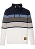 Maglione in filato grosso con collo tubolare in puro cotone, bonprix